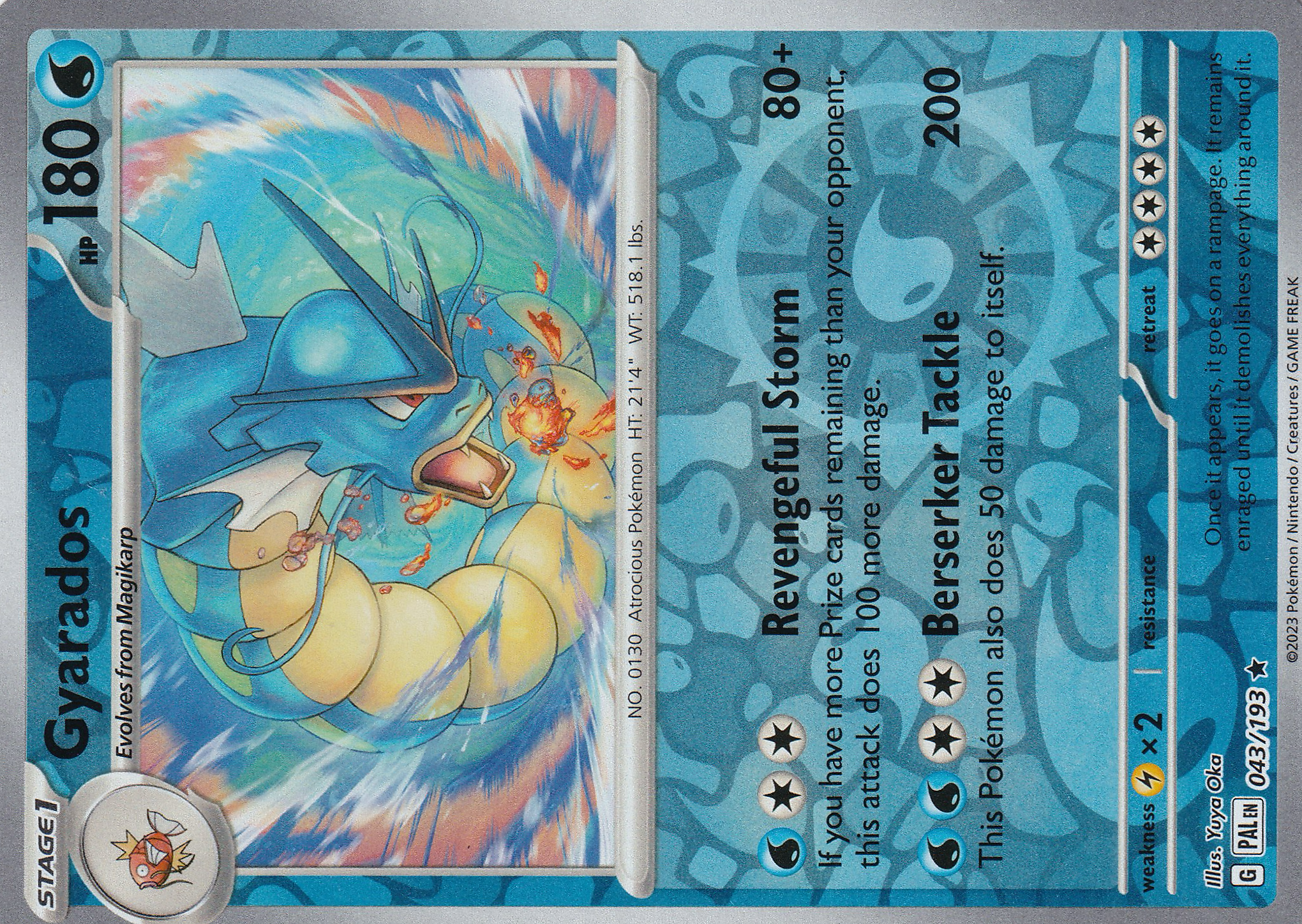 Gyarados – Reverse Holo